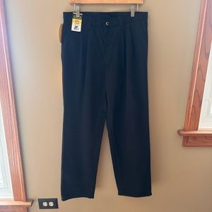 NWT Rustler Legendary Gold Black Relaxed Fit Khaki Dress Pants W/ Stain Release